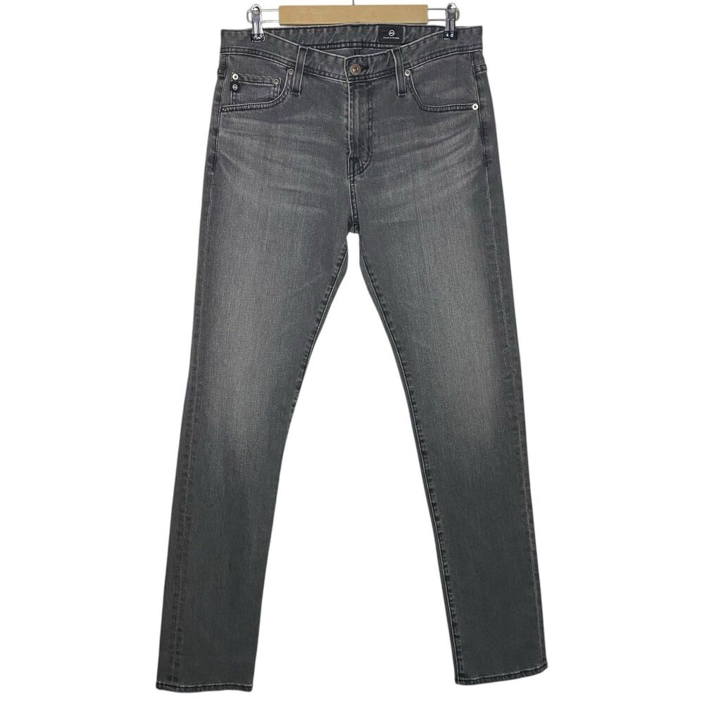 AG Jeans Adriano Goldschmied Mens 32x34 Black Tellis Modern Slim Denim NEW